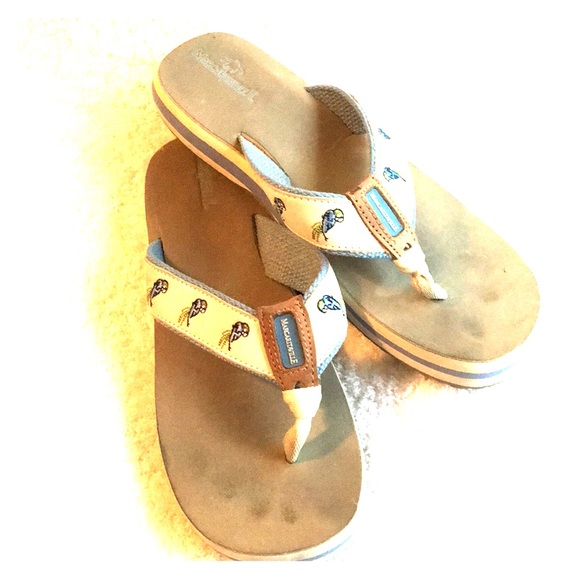 Margaritaville Shoes - Margaritaville Leather Parrot Sandals Final Price